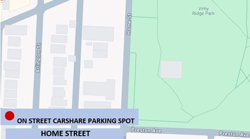 Rue Home et avenue Preston